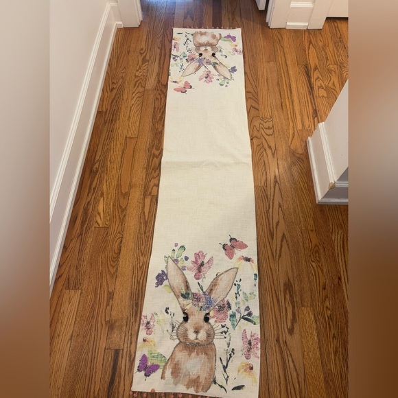 Easter Bunny Table Runner Beaded - Picture 2 of 5